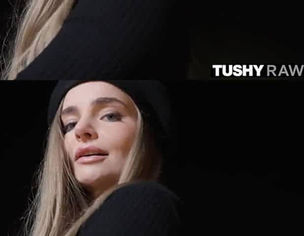 TUSHYRAW Perfect Golden-haired Honey Fibi Euro Gets Her Constricted Little Butt Filled Up
