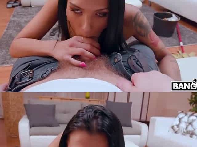 Adelle Saballe In My Cleaning Lady Loves Anal