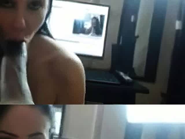 Amateur Webcam Girl Takes on a Huge BBC