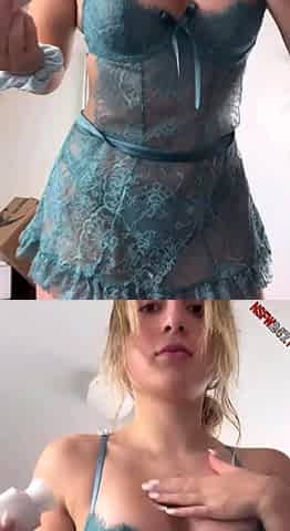 Faith Lianne Lotion striptease