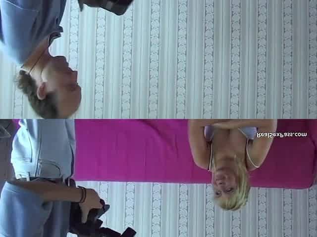 Large Breasted British Blonde First Ever Nude Photoshoot