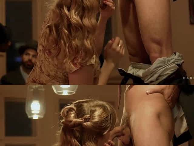 Dinner Cuckold Team fuck Session - Glamorous Redhead Leyah Drowns 4 Large Dickscks In Her Cunt