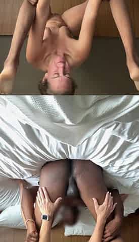 Morning Hotel Rimjob & Fuck with Hotwife