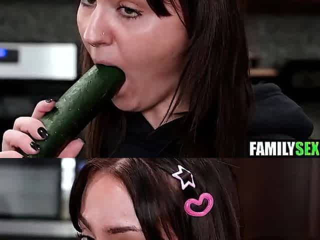 Step Daughter Desires Step Daddy To Stretch Her Cunt