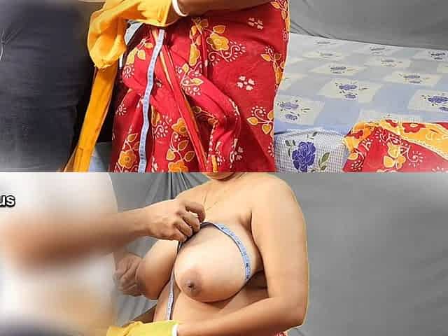 Dress Tailor Fucks Big Boob MILF Then Cum Inside Her Pussy