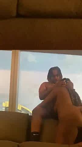 Black sucking and screwing