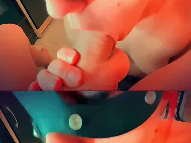 Cum in the stranger's throat