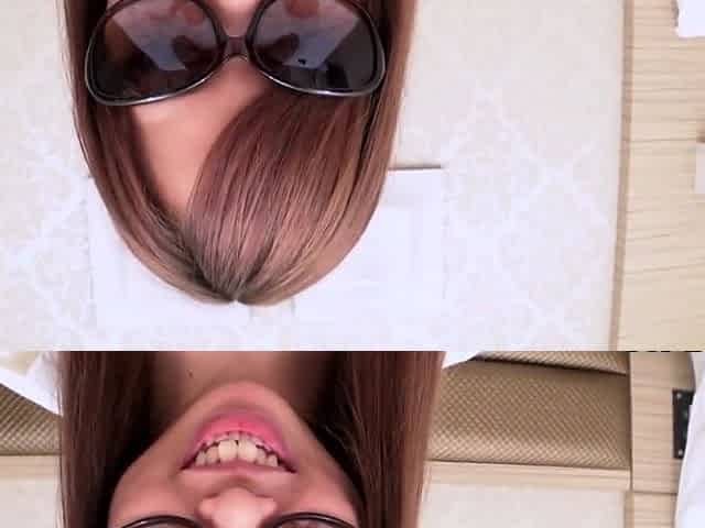A Brunette JAV Slut Pick Up Girl With Sunglasses
