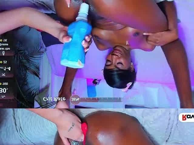 Oral job Enjoyment Turns Into Bizarre Anal Vibrator Session - Close Up Snatch Licking and Butt Play