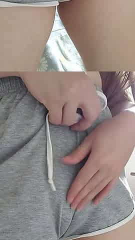 Sexy Girl Masturbates Until She Cums - Virgin, Pink Pussy, Small Natural Tits