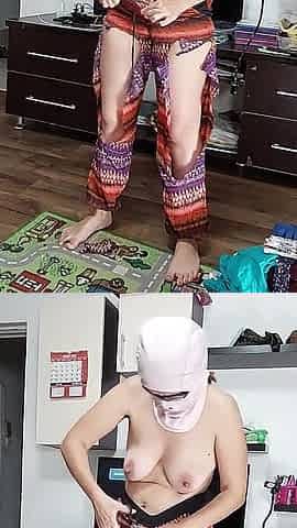 Sexy Wife Doing Housework Naked