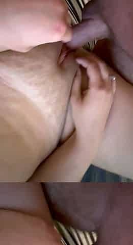 Hot blonde with big boobs solo