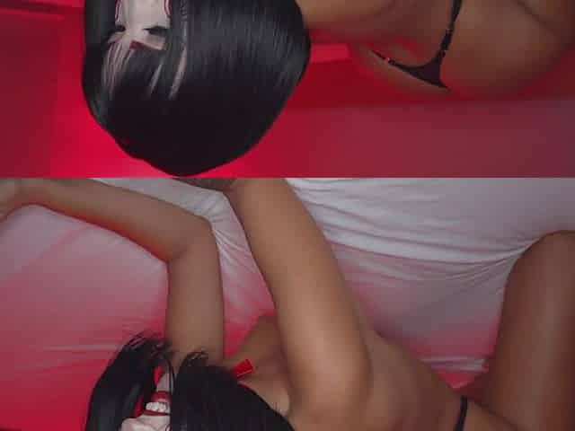 Agatha Vega dressed as Saw the Riddler plays with Christian Clay's cock