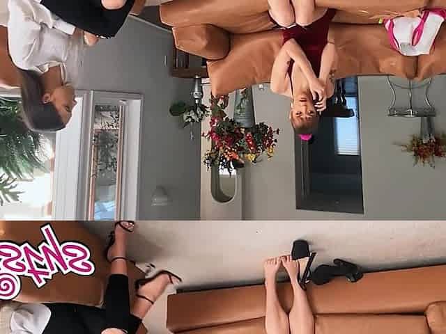 TWISTYS - Mia Moore Comes To Collect The Rent From Rebecca Vanguard, Gets Her Vagina For Payment Instead