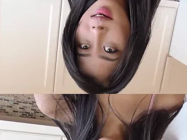 Naughty lean Asian Jade Jush enjoys wild fuck with huge cum in mouth