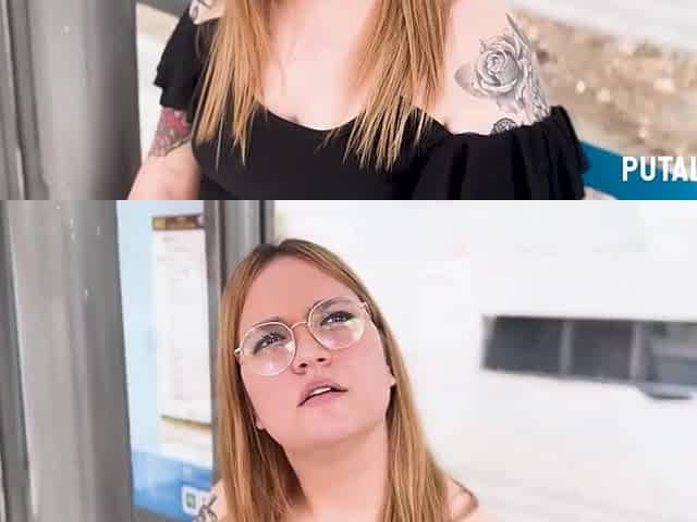PutaLocura - Bulky Colombian with a large butt Alice Foxy swallows Torbe's milk in Caught