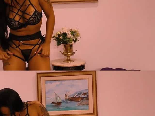 Sexy latina girl wants insane sex and comes for a wild threesome with double penetration