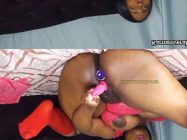 Curvy Ebony Homemade Amateur Anal Play After Toy Try On, Anal Fuck Creampie Orgasm