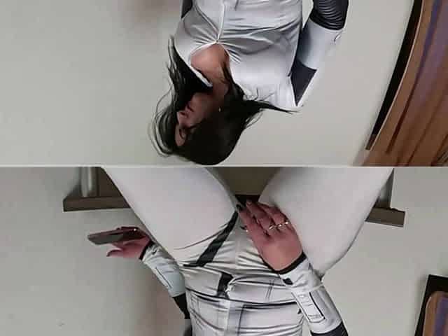 Robot Jumpsuit JOI Cameltoe, Dildo Play & Titfuck Instructions