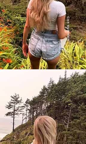 Cas Summer POV Outdoor Sextape In The Woods Onlyfans Video
