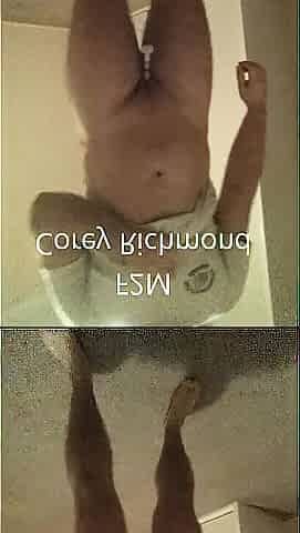 Transboy with his small penis pumped - showing off his pumped junk