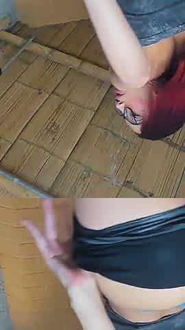 Haired Girl Masturbates and Dances for Her Fans to Fuck Her