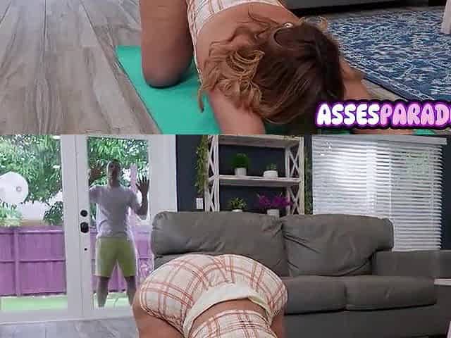 Corpulent Butt of Neighbour Vivian Taylor Thirsty for Hard Weenie and Bang it Coarse