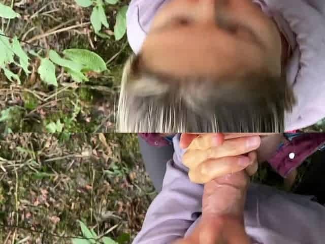 Ein Fluchtling wurde beim Outdoor-Pissen erwischt und.Teil two