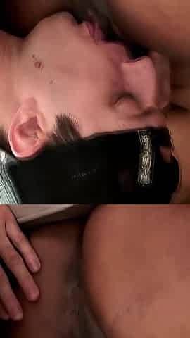 White Cock Fucking Hot Black Chick and Cumshot in Mouth