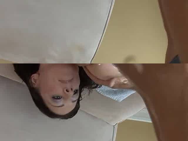 Piper Austin, Eric Swiss And Brunette Babe In Oiled Is Getting Screwed And Facialized