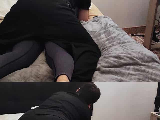 Large Booty Latin babe having petting, humping, being screwed and getting a facial
