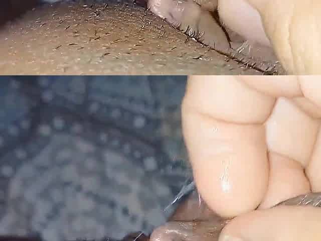 Big pussy and big clit wet