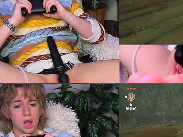 Cute Blonde Masturbates on Webcam with Toy
