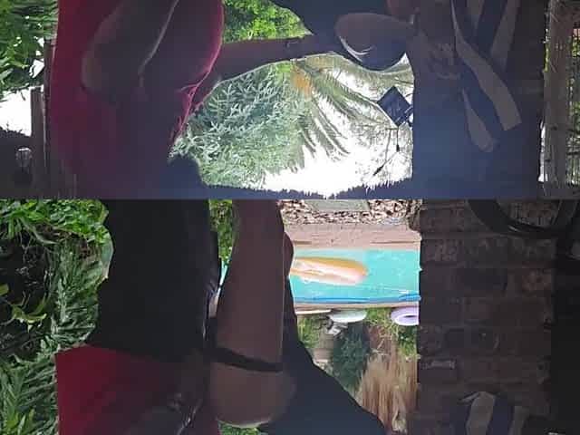 Sexy eighteen year old screwed in thunder storm outdoor