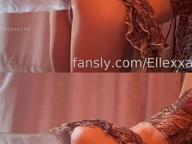 Elex Loves Her Huge Sex Toy
