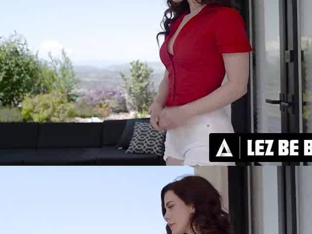 Shy Chick Has Wild Sex With Lesbo Cuties