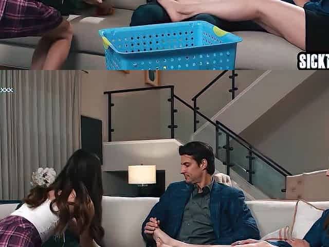 Hot Wife Sharing Her Husband With A Sitter - Stepmom Fucks While Hubby Out - Serena Hill, Jay Smooth And Lexi Luna