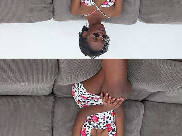 Innocent EBONY TEEN showed her wild side