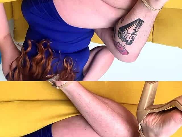 Foot fetish and masturbation