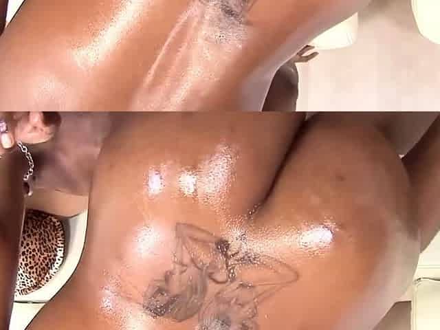 Big Ass Ebony Cum Slut Take Vaginal Creampie