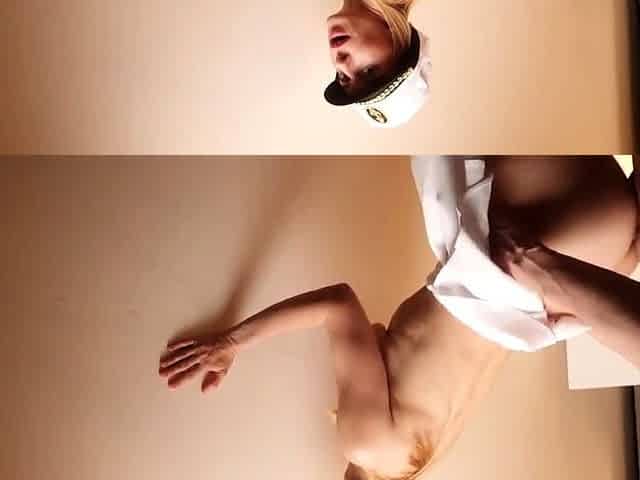 Hardcore anal with petite Russian waitress on a liner