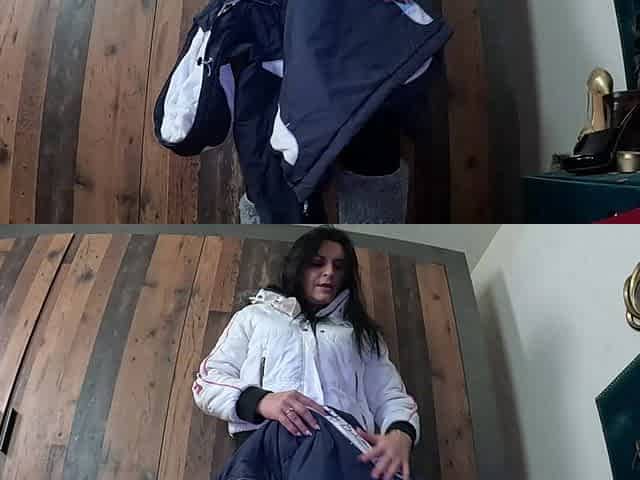 Double Downjacket Fetish - Sexy Dance, Soft Touch & Masturbation 325