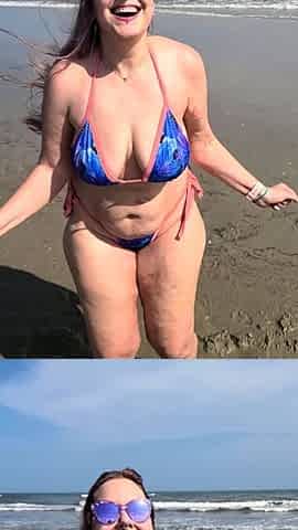 Hot brunette big boobs toying pink pussy