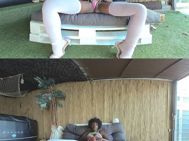 VR Amateur Babe Zawala Pink Pussy Black Ass - 360 Contrast Pound POV