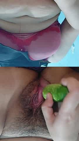 Viral Video of Lonely Girl Playing Pussy Until She Is Dirty Alone