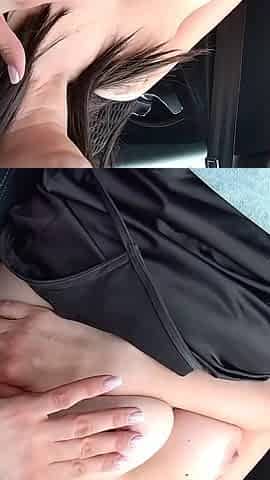 Masturbating in a Car. Real Female Orgasm. Full. Ep 22615