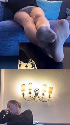 Amateur striptease and Solo masturbation