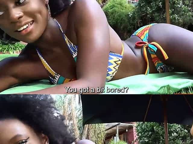 Big Tits Ebony Anal Stretched By BWC POV