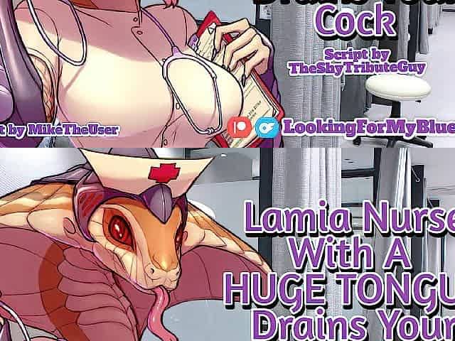 Lamia Nurse With a BIGGEST TONGUE Drains Your Ramrod [Monstergirl Audio Roleplay] [Oral-job] [Penis Love]