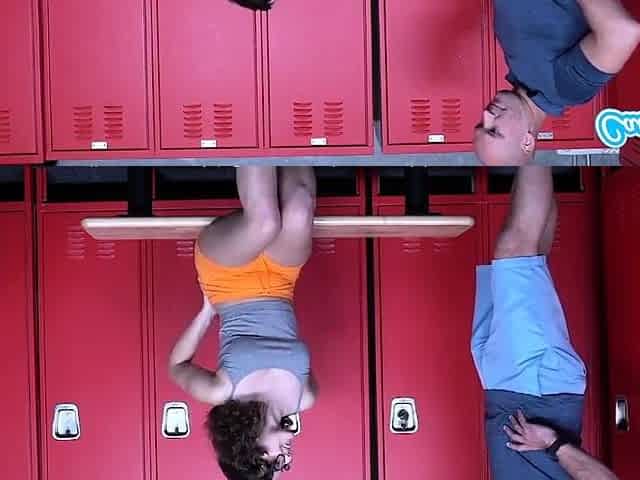 Camsoda - Petite Teen caught masturbating in locker room